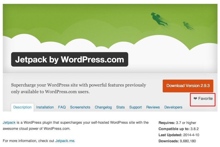 wordpress-favorite